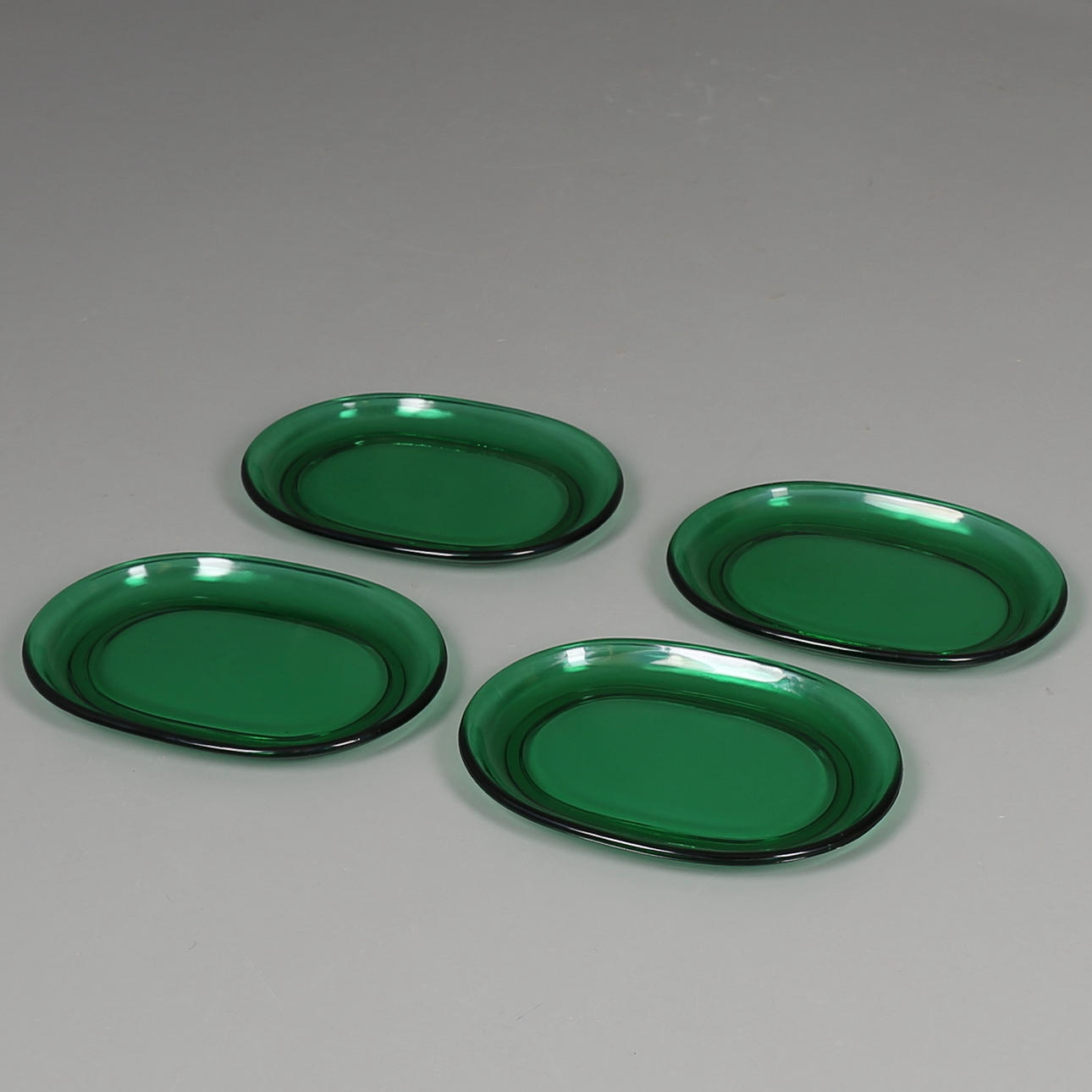 HUMMERTALLRIKAR i glas, 4 st, Josef Frank, Firma Svenskt Tenn.