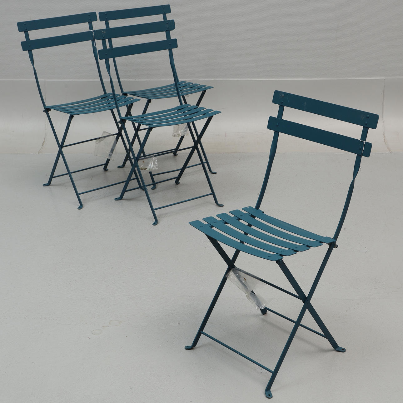 STOLAR, 4 st, ihopfällbara, "Bistro", Fermob, samtida.