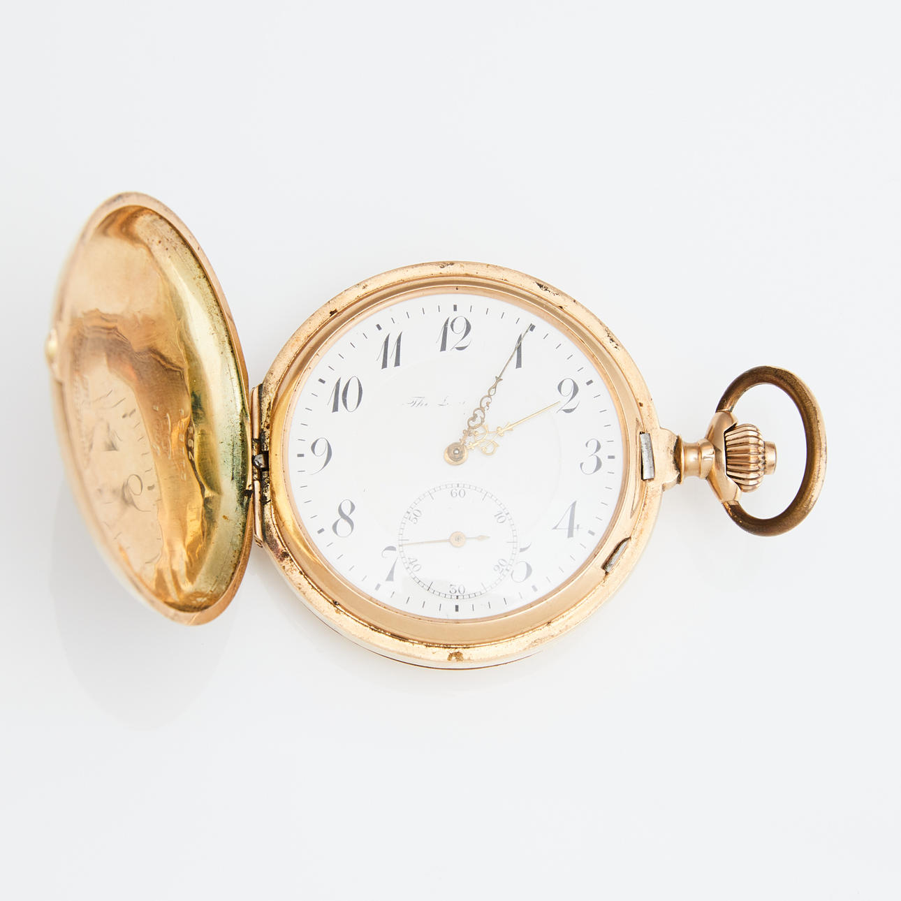 HERRAKELLO, taskukello, 14k kultaa.