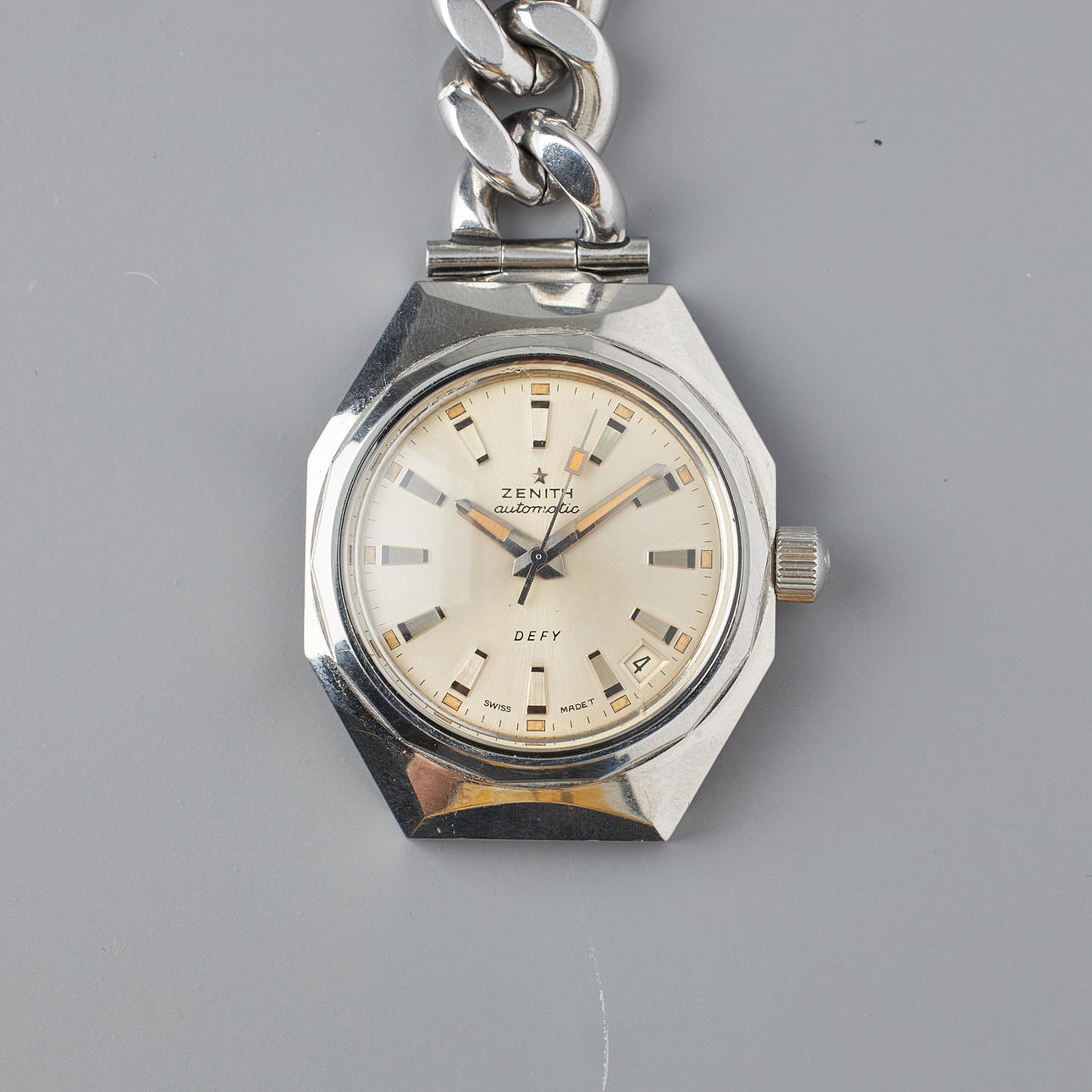 ZENITH, Defy, steel, automatic, 1970s.