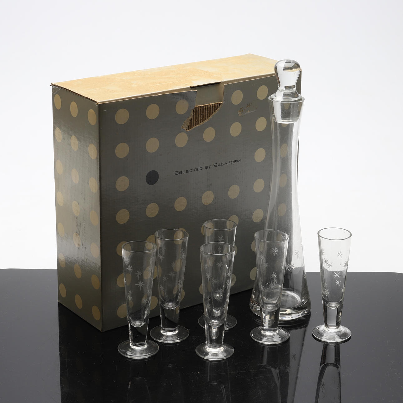 SNAPSSET, 7 delar, glas, Sagaform.