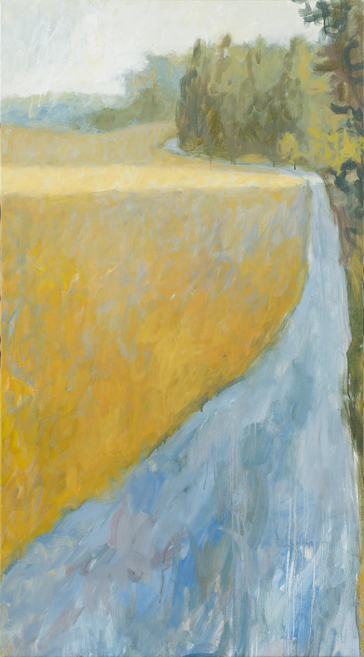 JONAS WICKMAN. Landscape, oil on canvas, unsigned.