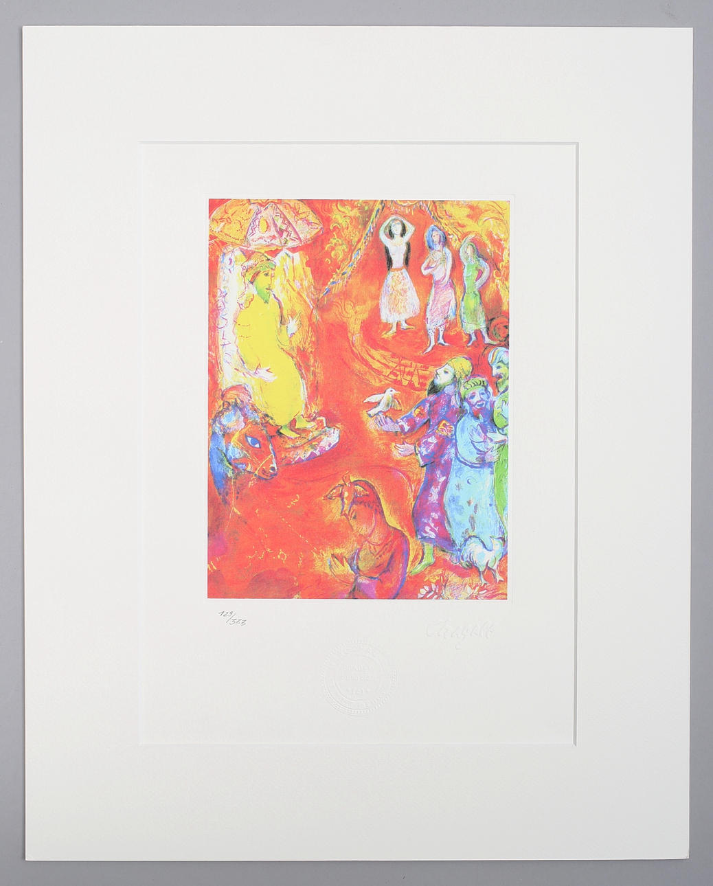 MARC CHAGALL (6. JULI 1887- 28. MÄRZ 1985). EFTER. Arabiska nätter.