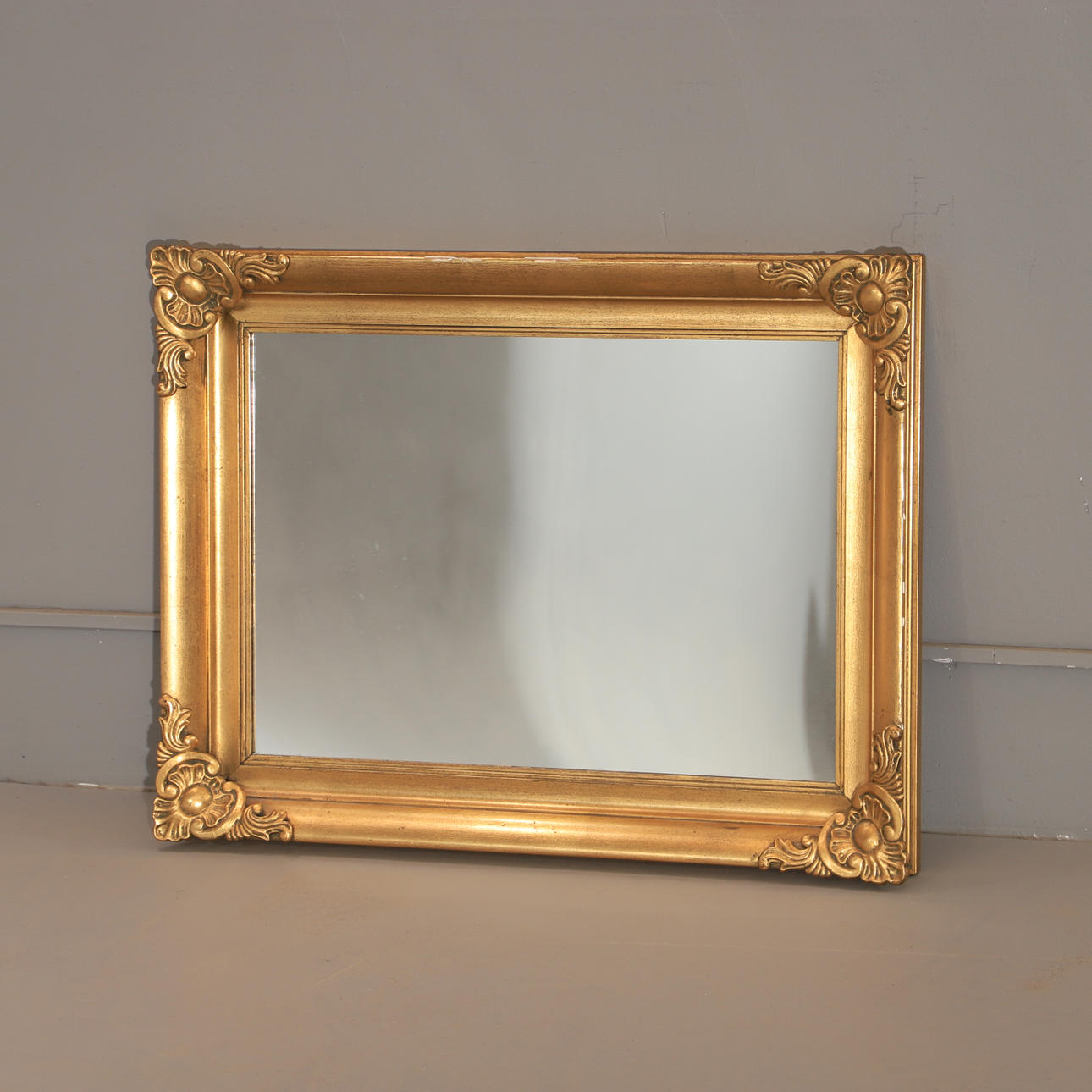 SPEGL, förgylld, 1900-tal.