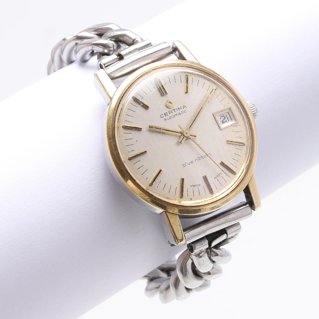 CERTINA. MEN'S WATCH, Automatic, Blue ribbon, 35 mm.