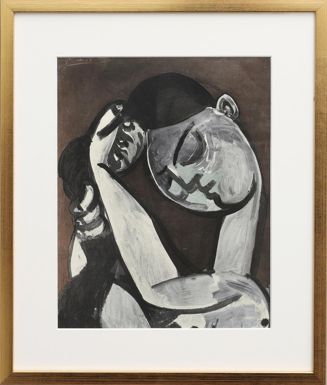 PABLO PICASSO. "FEMME SE COIFFANT".