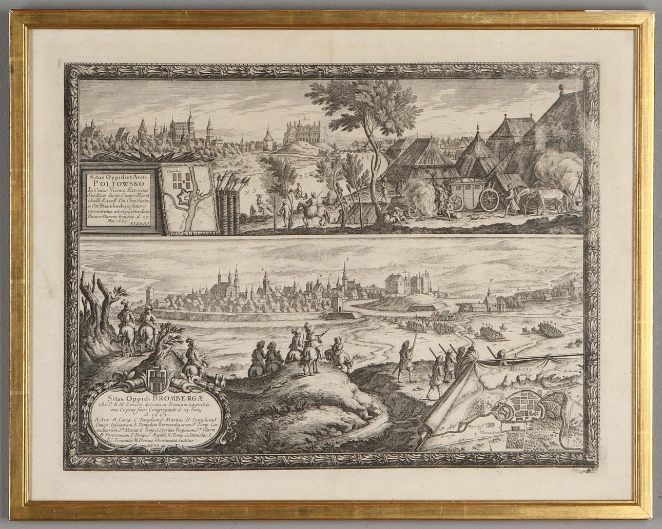 KOPPARSTICK, 2 st, slagfält och intåg, 16/1700-tal.