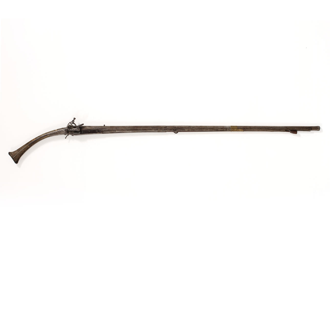 FLINTLOCK RIFLE, probably Balkan, 19th century.