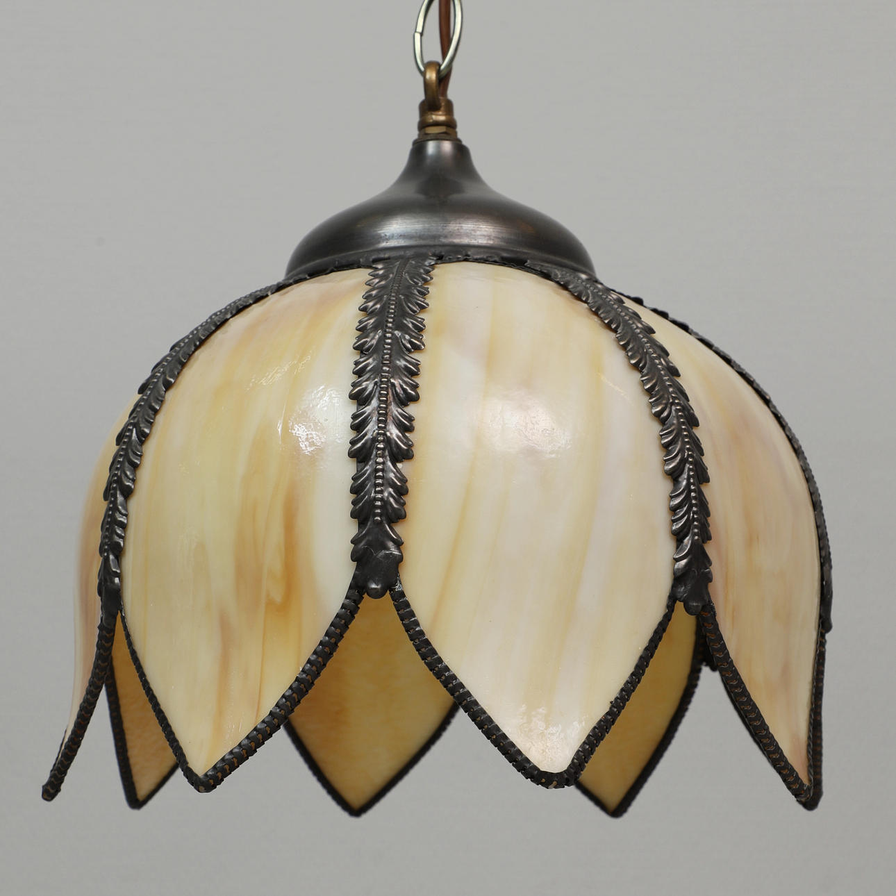 CEILING LAMP, Tiffany style, Geringer & Sons, Gramercy Park Lighting.