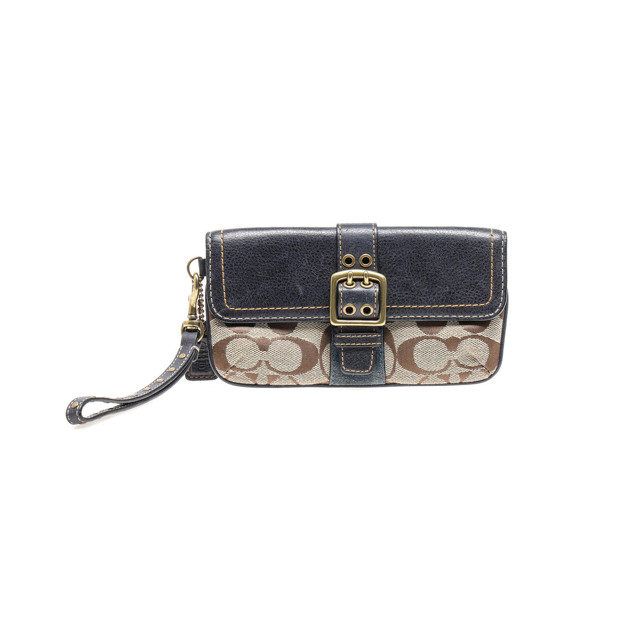 COACH, clutch, portable wallet.