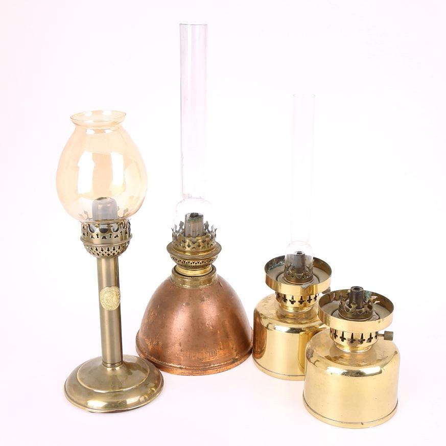 FOTOGENLAMPOR, 4 st, 1900-tal.