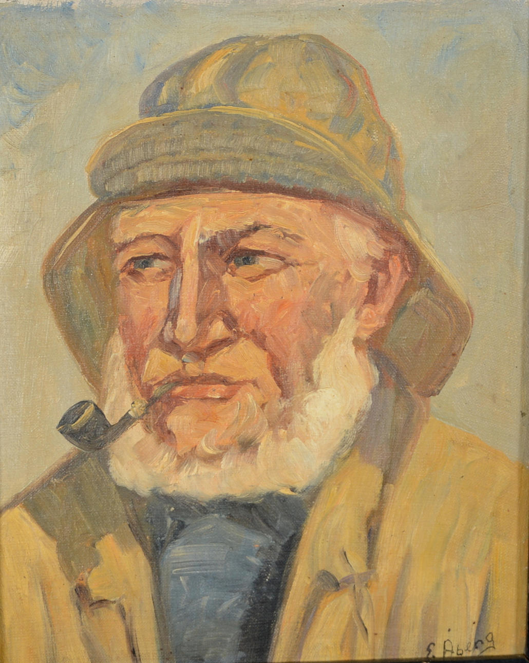 OIDENTIFIERAD KONSTNÄR. Olja på pannå.