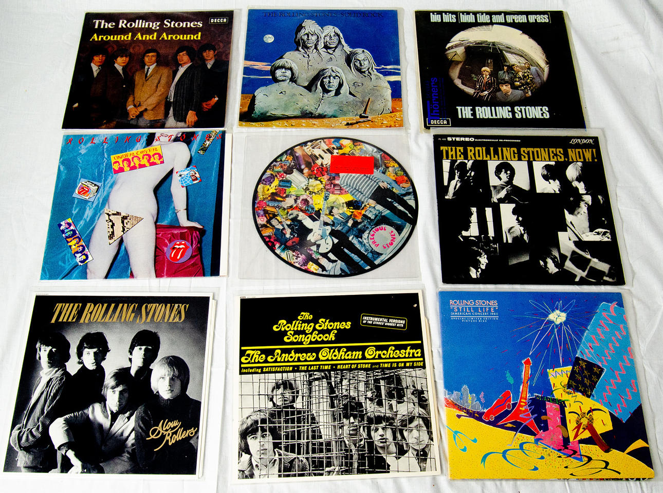 ROLLING STONES. LP SKIVOR.