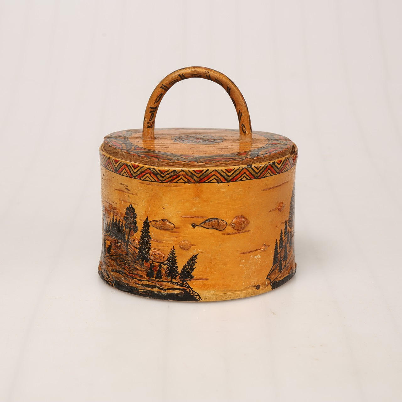 NÄVERASK, Hjort-Anders Olsson, Dalarna, 1940- tal.