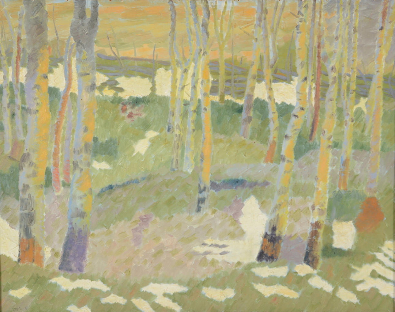 LEOO WERDE. Olja på pannå.