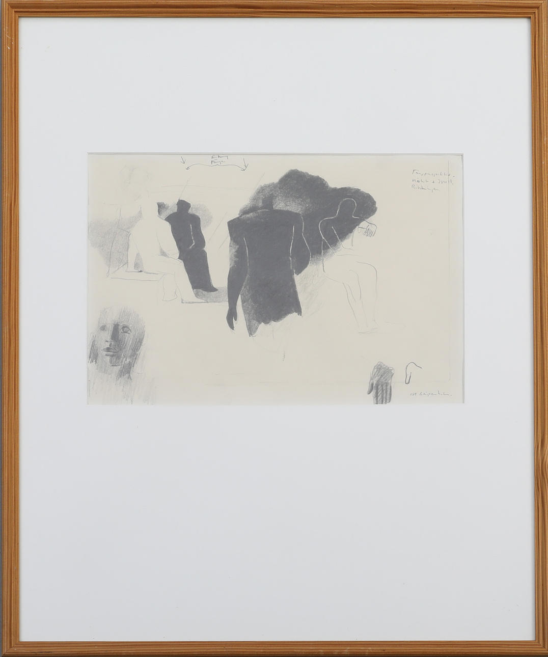 ULF GRIPENHOLM. , signiert, "Farbperspektive dunkel + hell".