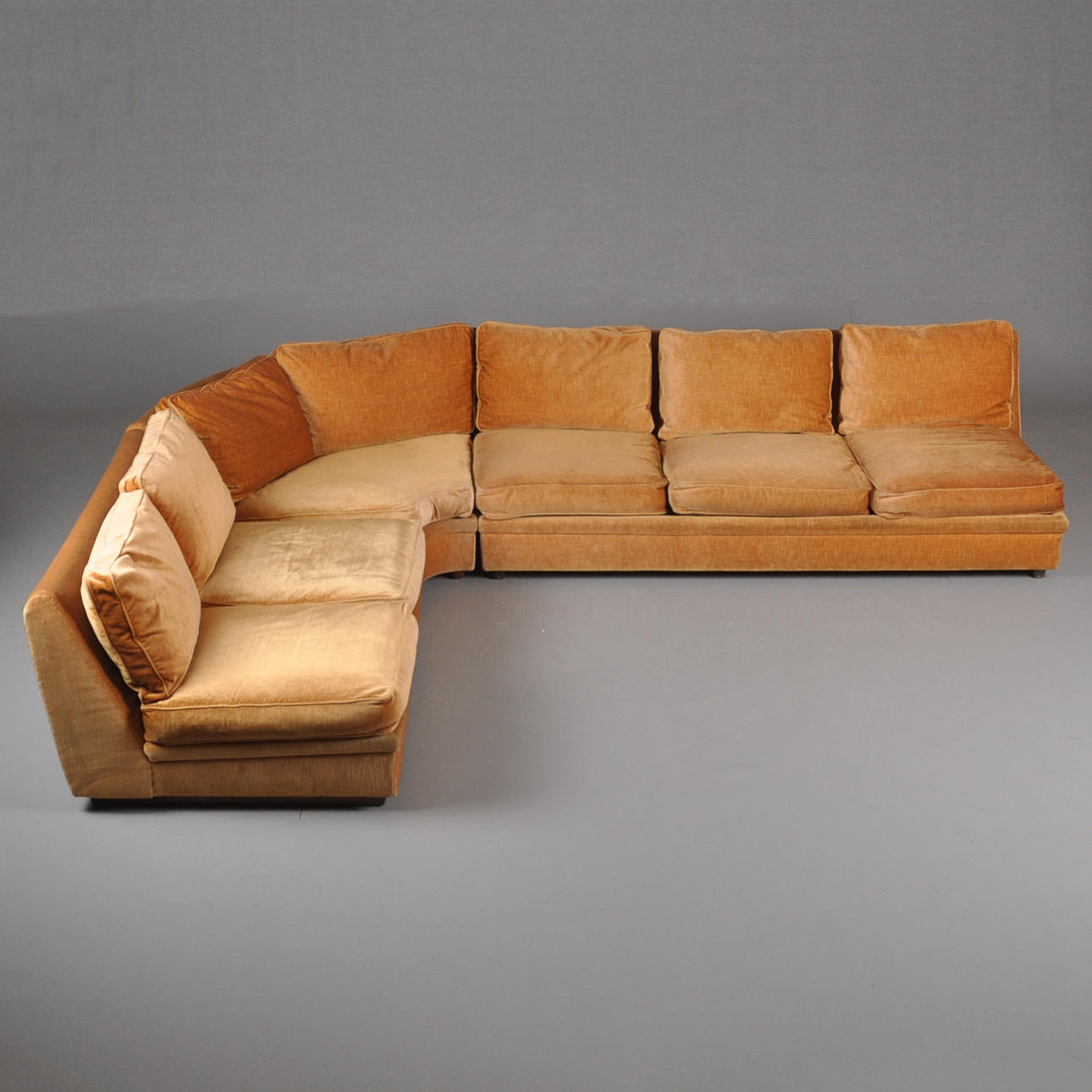 SOFÁ MODULAR, "Playboy", Dux, años 70. SOFÁ DE ESQUINA.