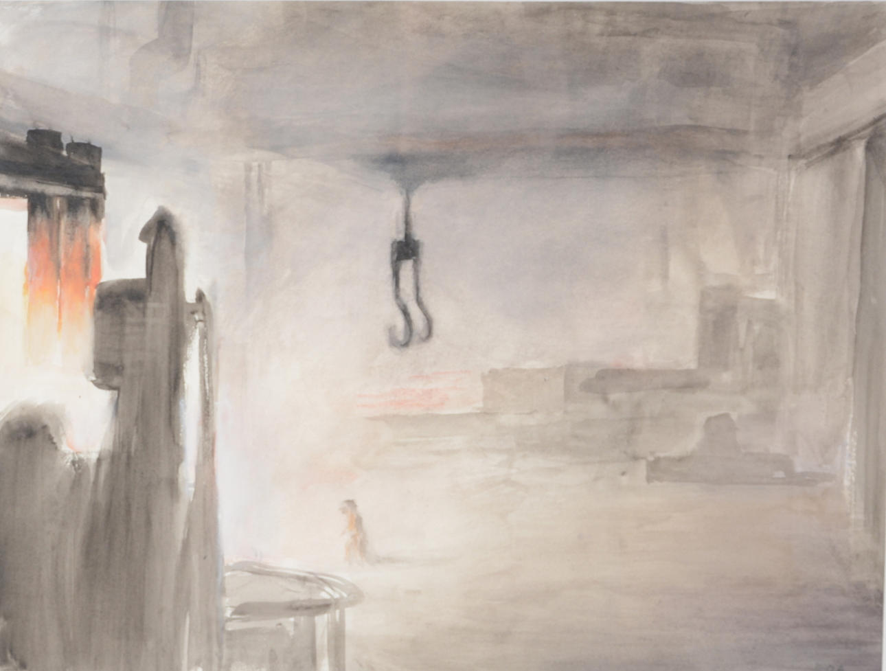 OLLE AGNELL. Akvarell.