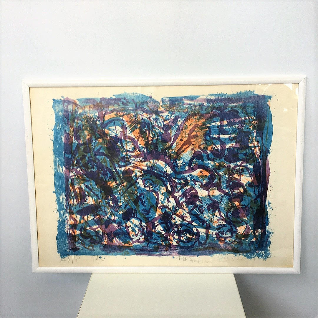 RUDI BAERWIND - FARBLITHOGRAFIE 43/50 - SIGNIERT.