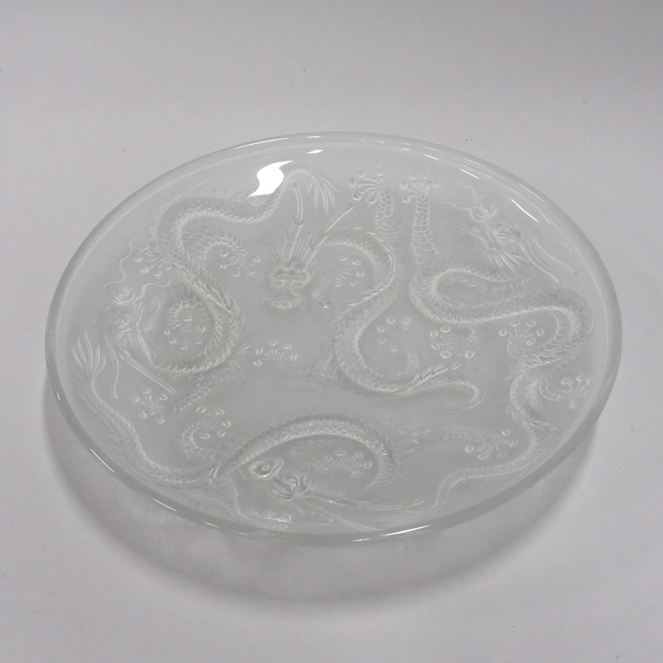 JOSEF INWALD. BAROLAC DISH, MID 20TH CENTURY.