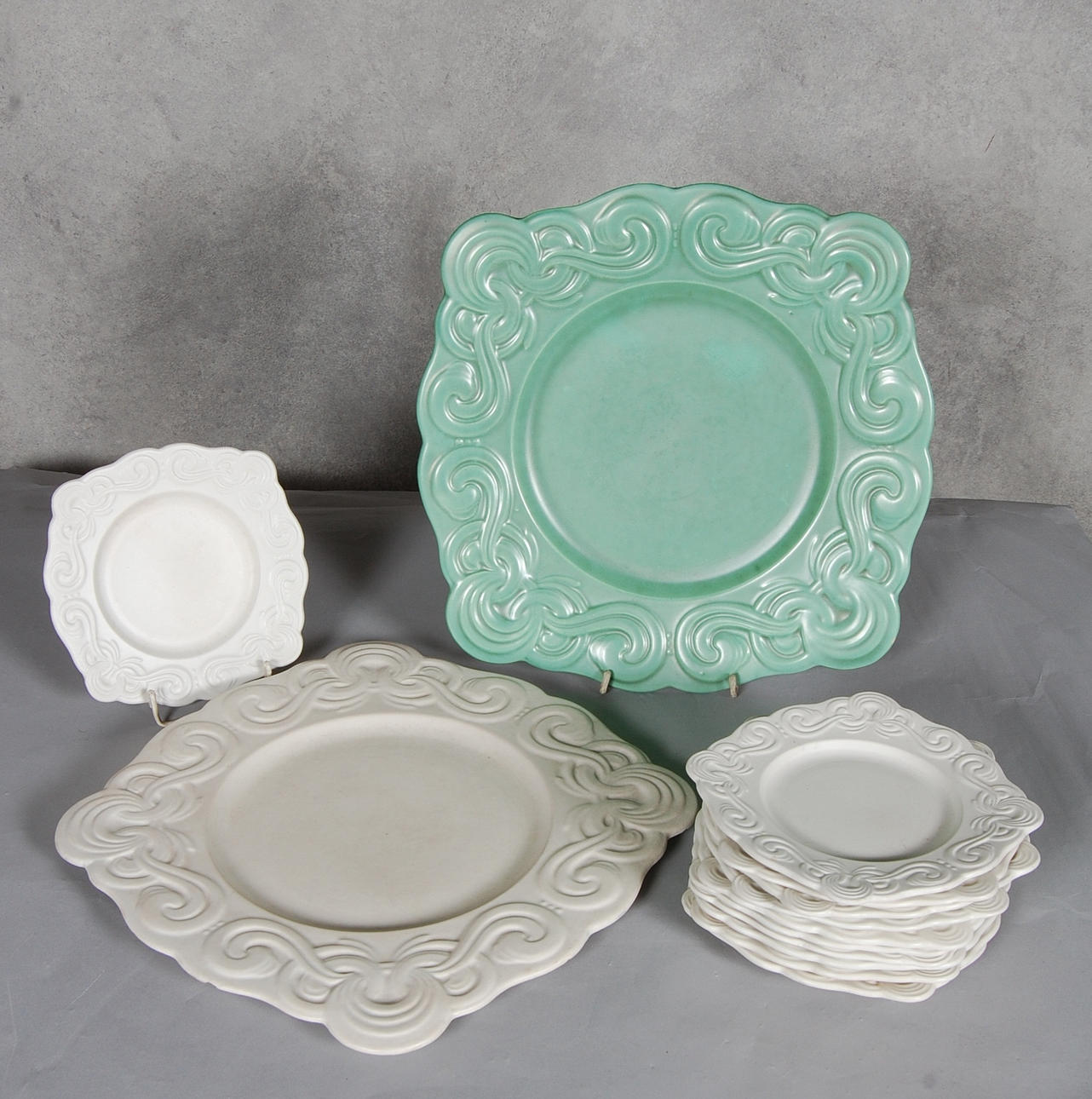 FAJANS, 13 delar, Gefle.