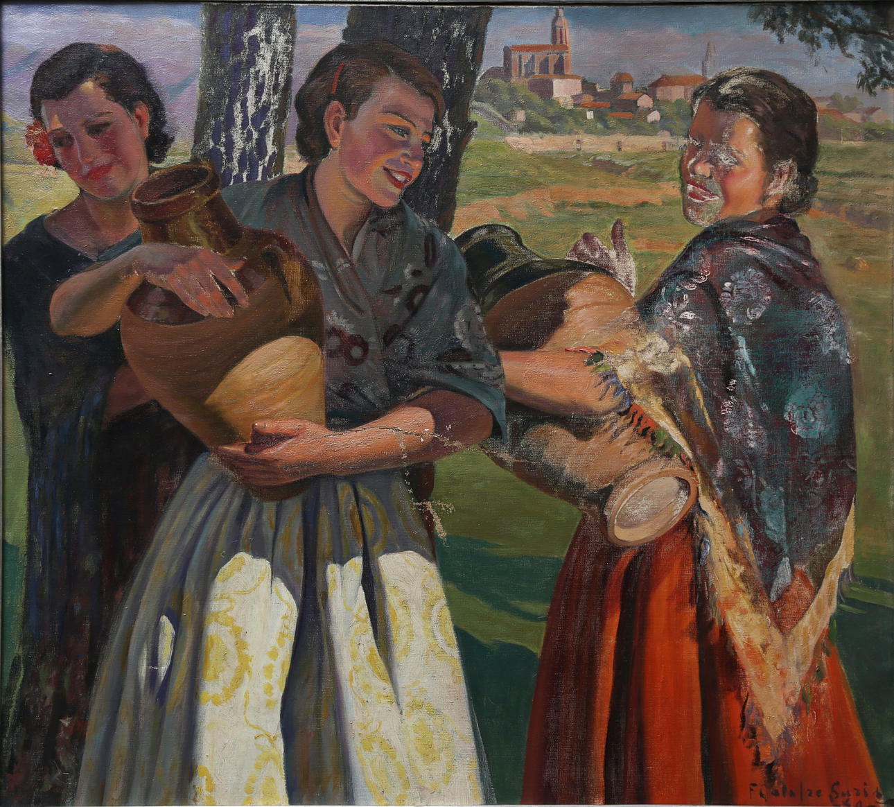 FRANCESC GALOFRE SURÍS. Wasserträger.