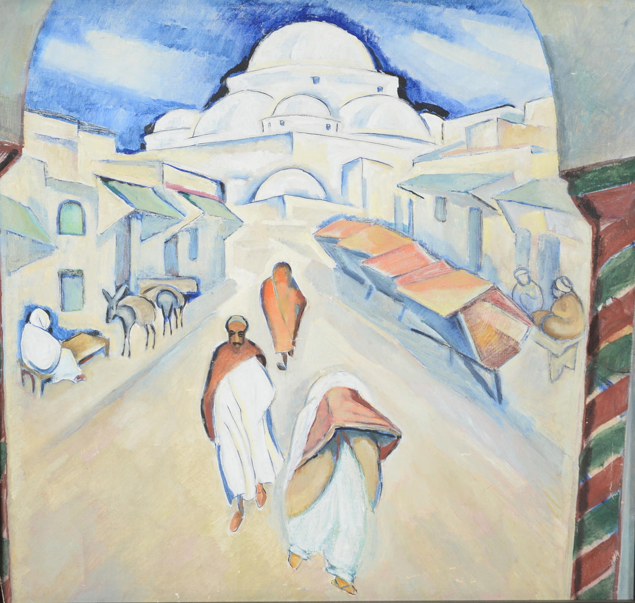 AGNES CLEVE. TILLSKRIVEN. Olja på duk.