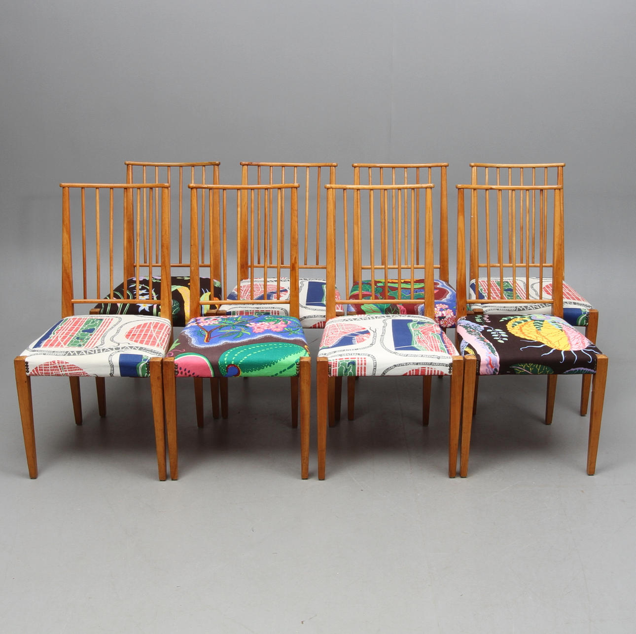 STOLAR, 8 st, Josef Frank, Firma Svenskt Tenn, modell 970.