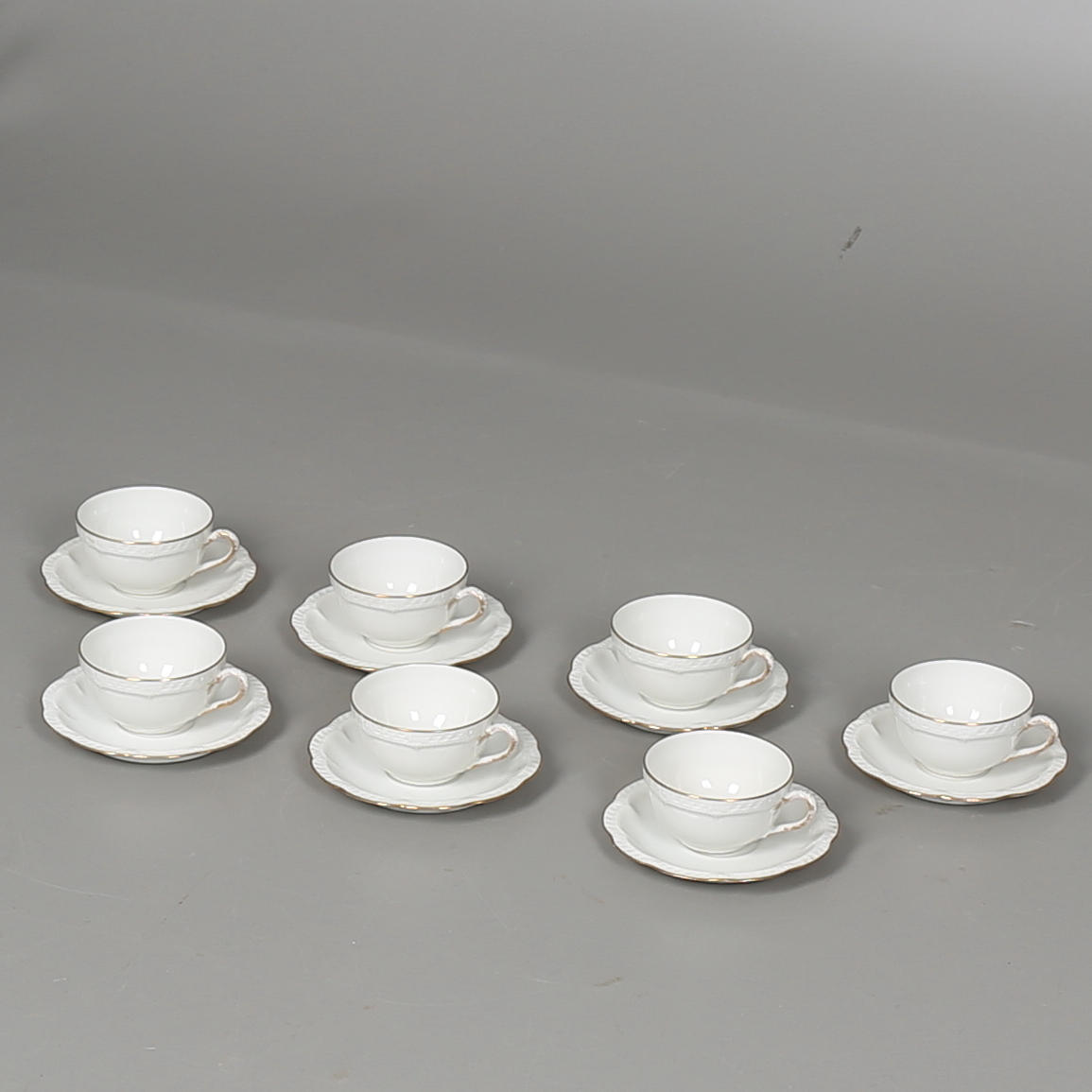 KAFFESERVISDELAR, 14 st, Theodore Haviland, Limoges för Nordiska Kompaniet, Stockholm.