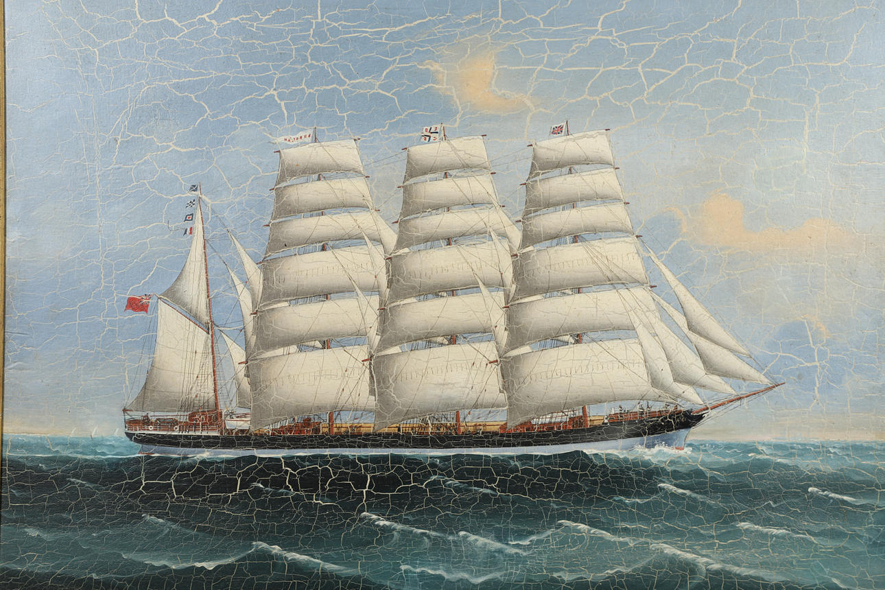 CIRCLE OF LAI FONG (FL.C.1890-1910). THE BARQUE `ARRACAN` OF LIVERPOOL.