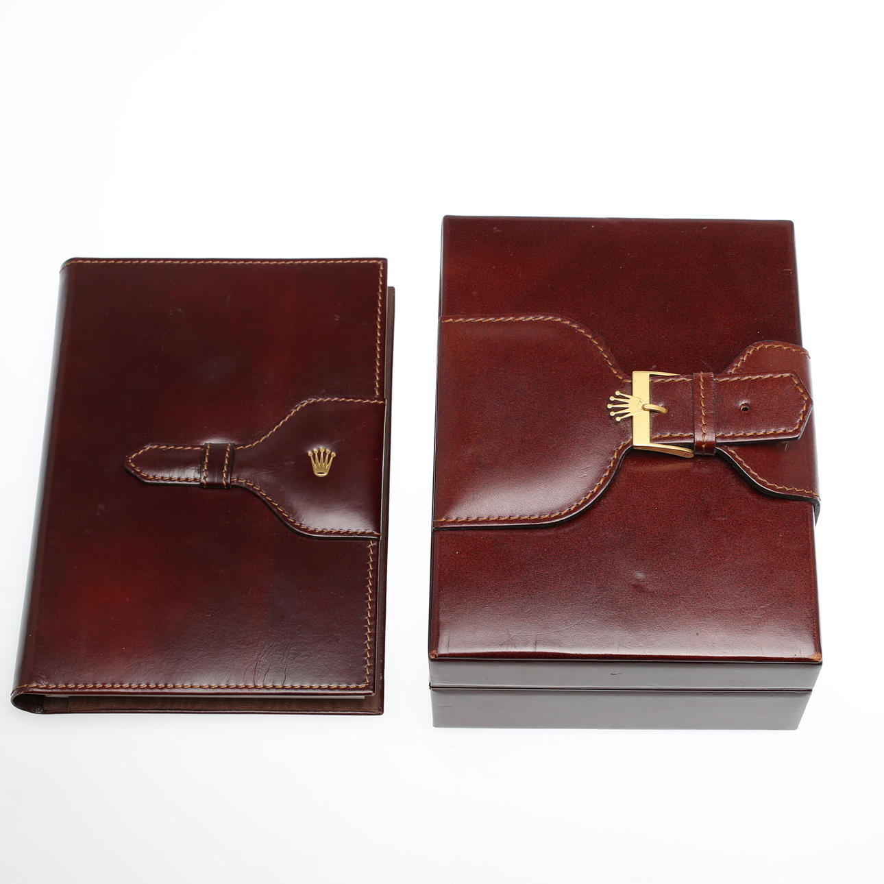 ASK & KALENDER, i läder, Rolex, 70-tal.