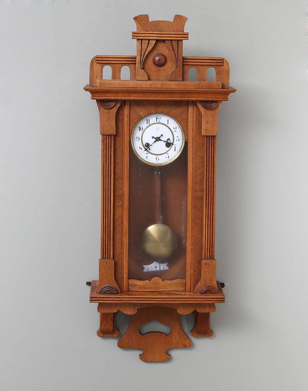 VÄGGKLOCKA, Junghans, Ek, 1900-talets första del.