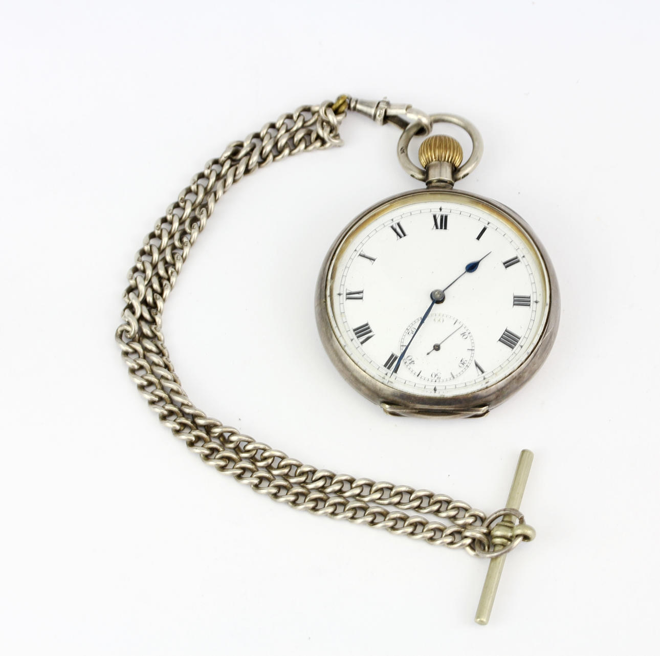 925 SILBER TASCHENUHR & SILBER ALBERT KETTE.