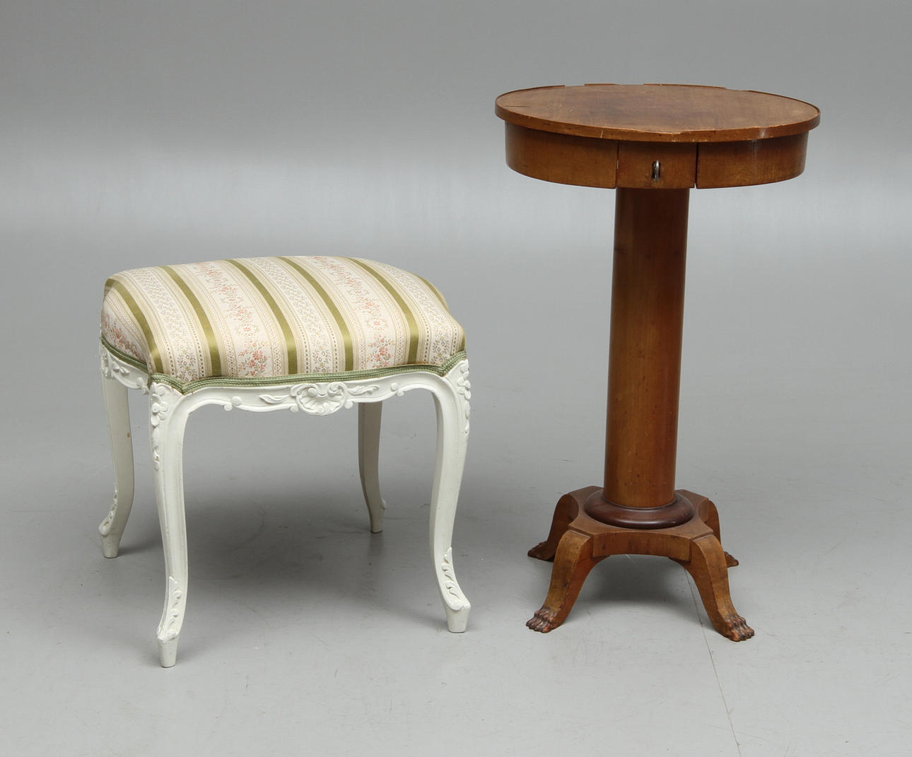 SYBORD, och TABURETT, 18 och 1900-tal.