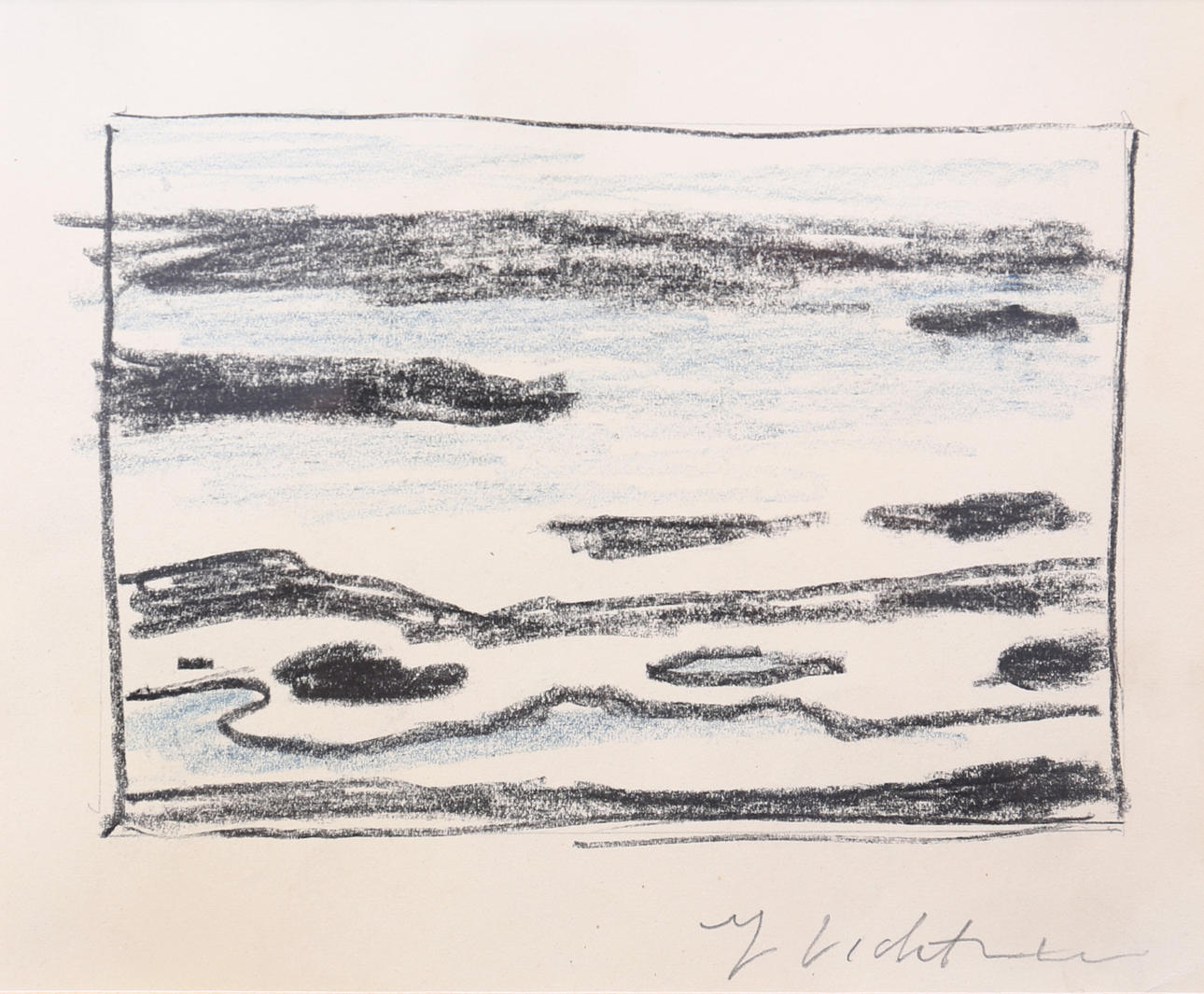 ROY LICHTENSTEIN. Litografi, signeret.