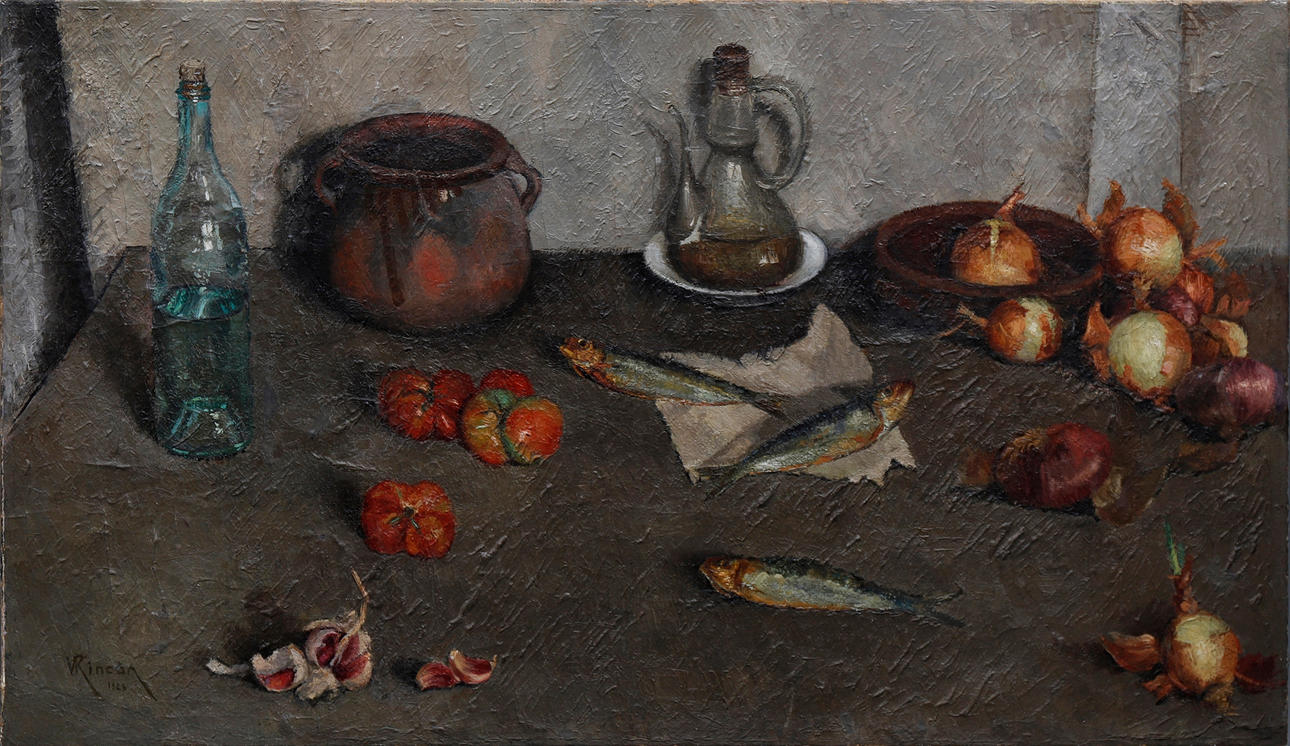 VICENTE RINCÓN GARRIDO. Bodegón.
