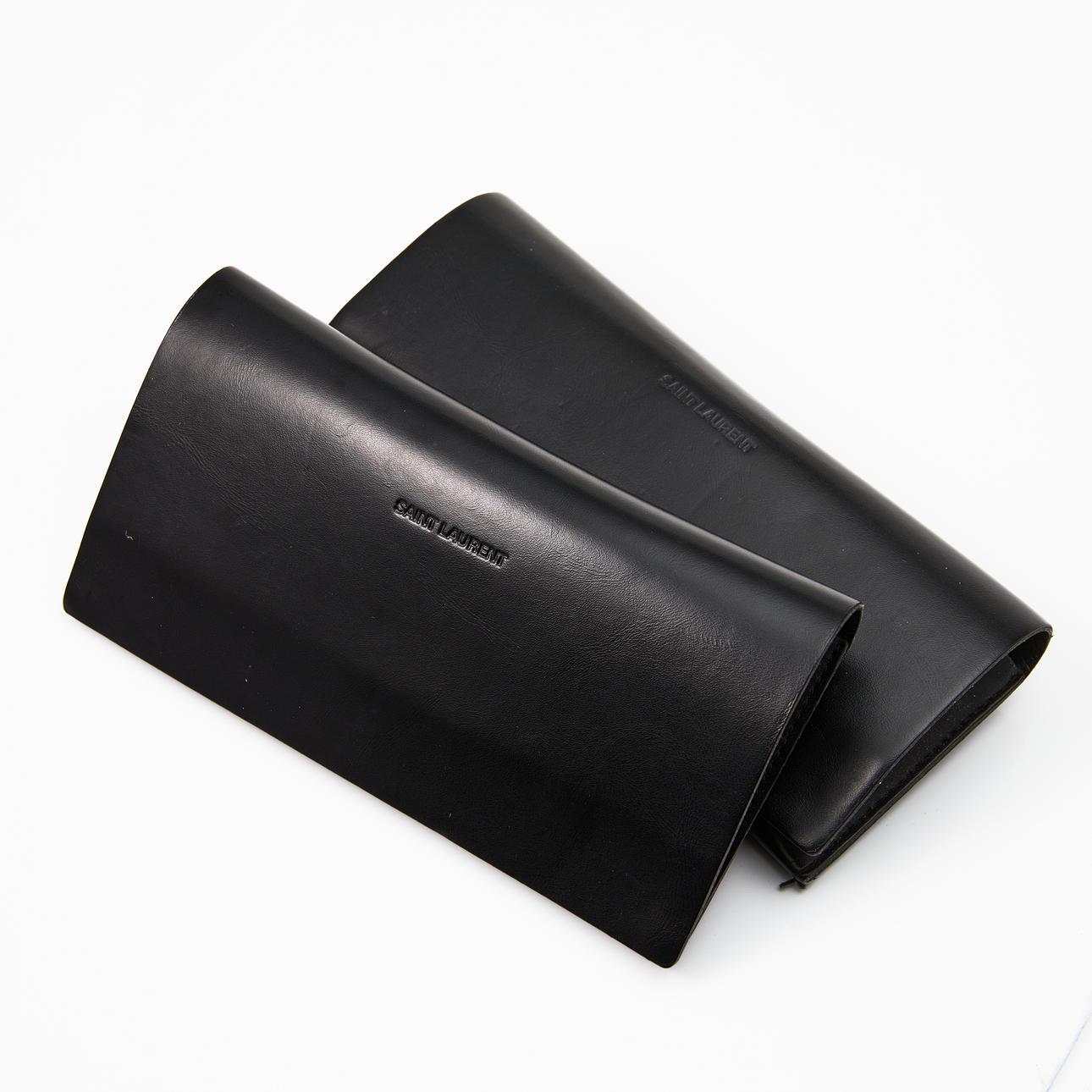 SAINT LAURENT, sunglasses 2 pcs., frames in plastic, temples in metal.