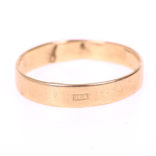 RING, guld, 20K, vikt 4,1 gram.