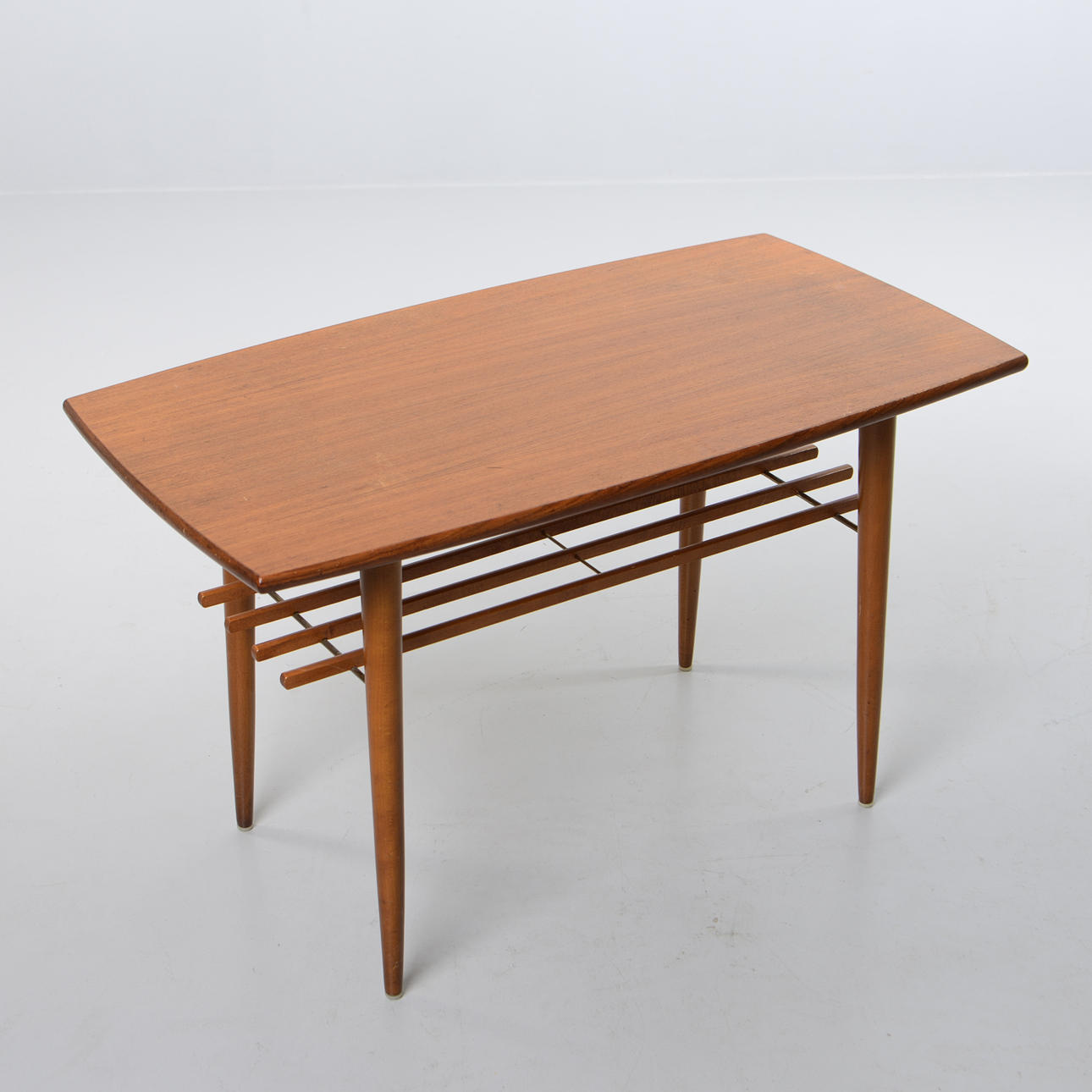 COFFEE TABLE, teak, 1950s/60s.