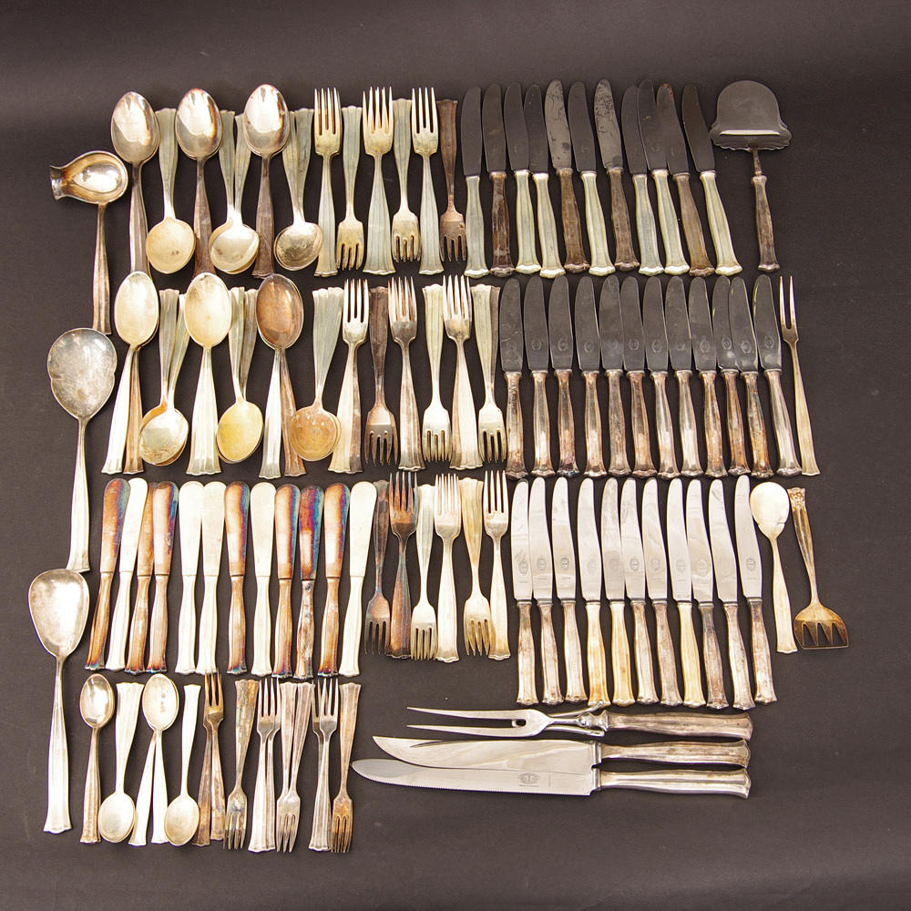 BESTICKUPPSÄTTNING, nysilver, "Birgitta".