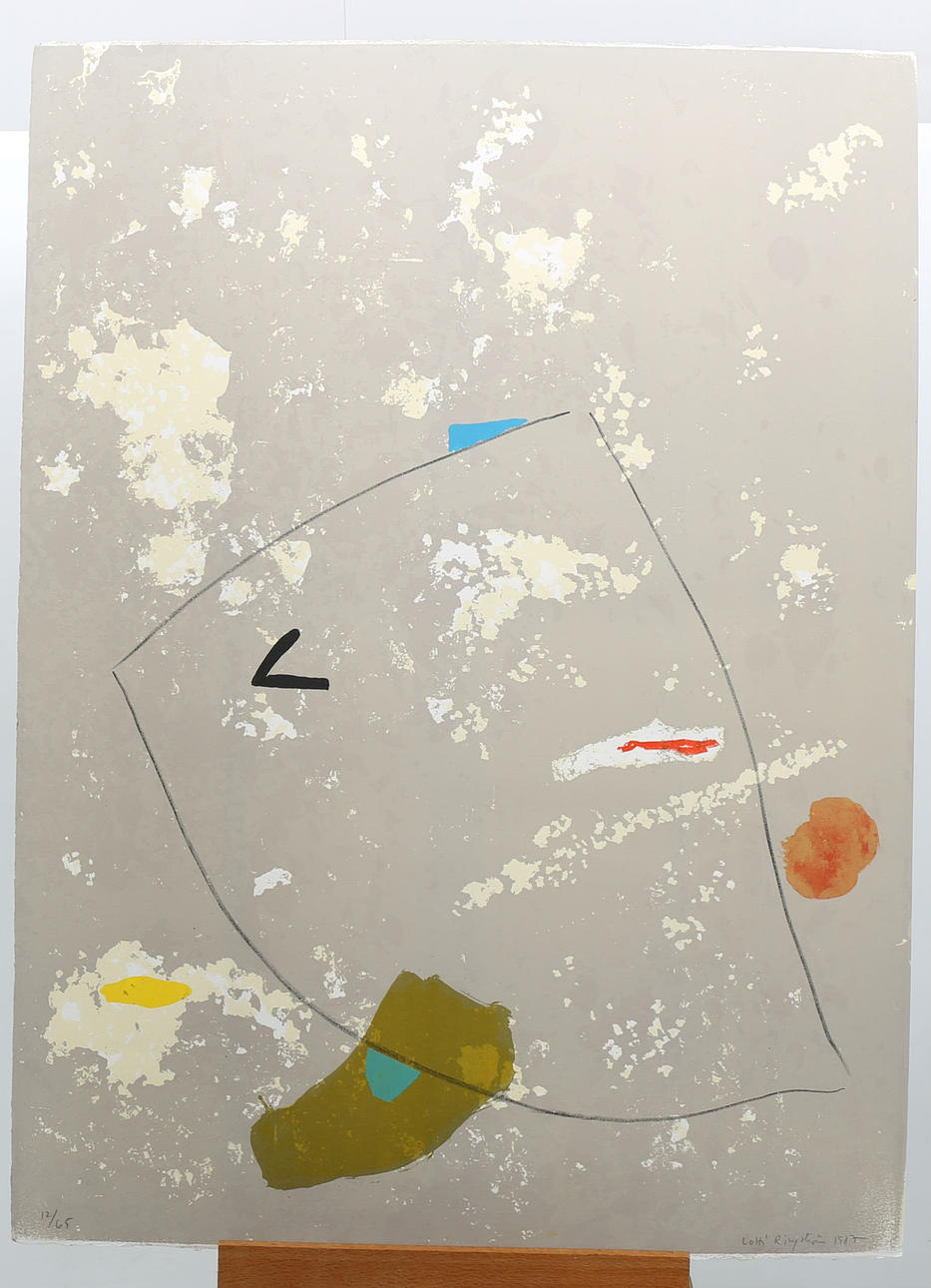 LOTTI RINGSTRÖM. Litografi, numrerad 1265 cm, signerad, 1987.