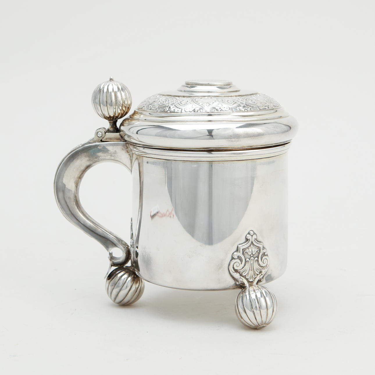 STOP, silver, barockstil, GAB, Stockholm, 1948. Vikt ca 495 gram ...