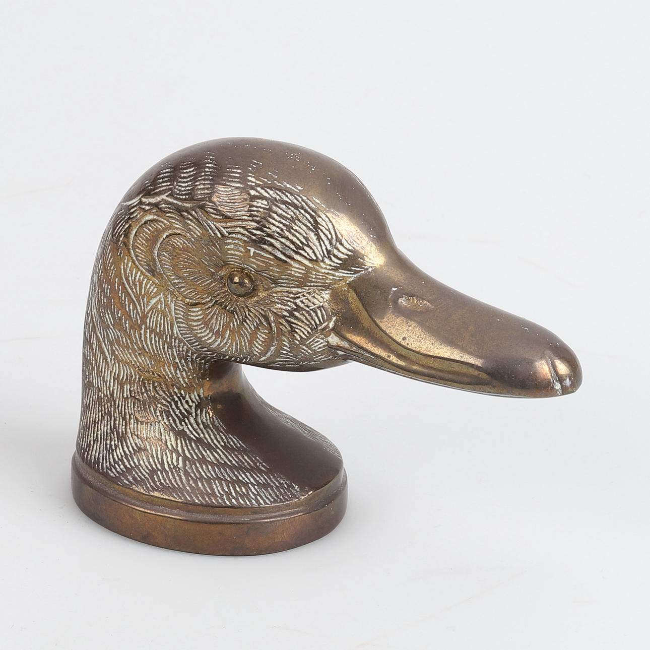 FLASKÖPPNARE "Ducky-modell, mässing, ankhuvud, 1900-tal.