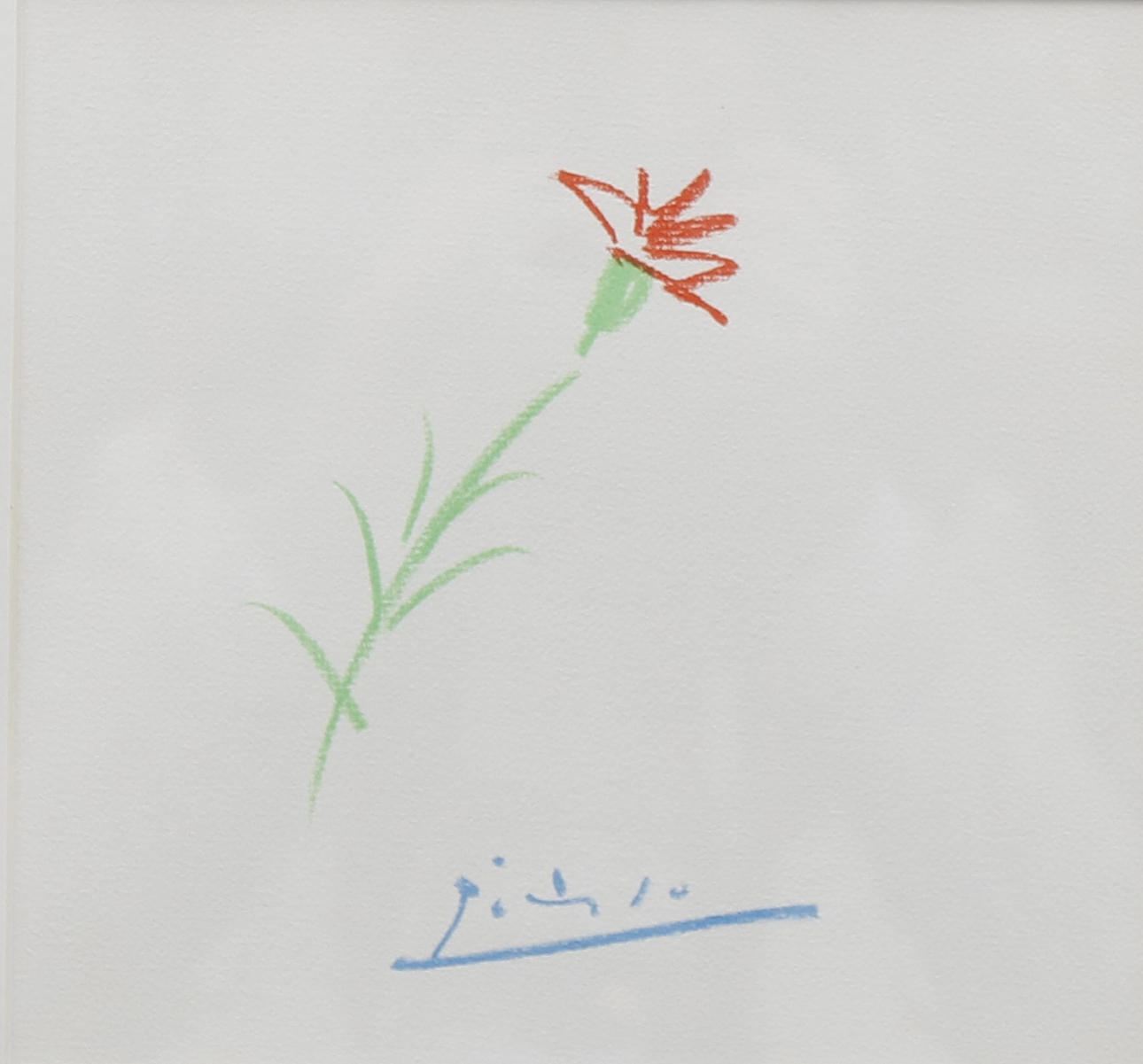 PABLO PICASSO. SEGÚN. Clavel.