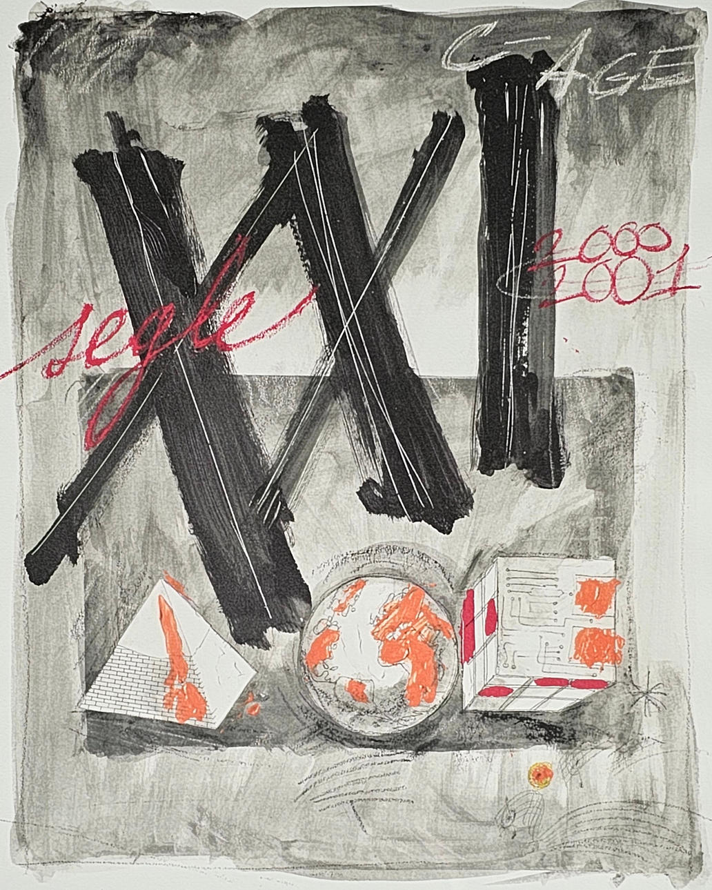 FERRAN SOSTRES. SIN TÍTULO. GRABADO SOBRE PAPEL 47/175.