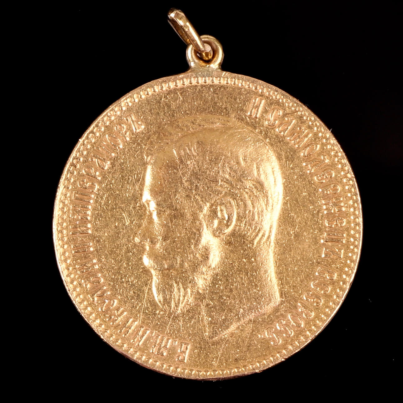 GULDMYNT, 10 rubel 1902, Ryssland, Nikolaus II, 1894-1917, vikt ca 8,7 gr.