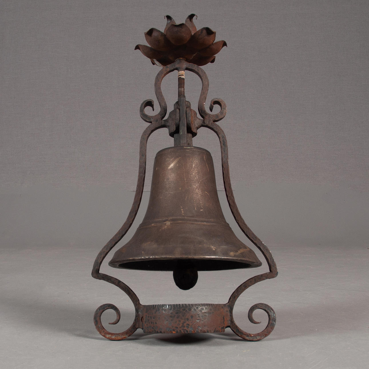FARM CLOCK/GROUND CLOCK, cast iron. Silver & Metals - Other metals ...