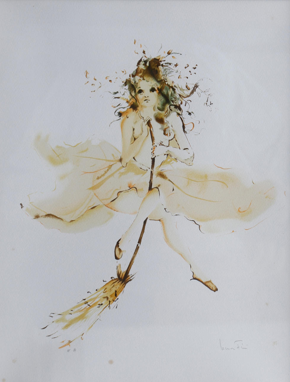 LEONOR FINI. Una joven.