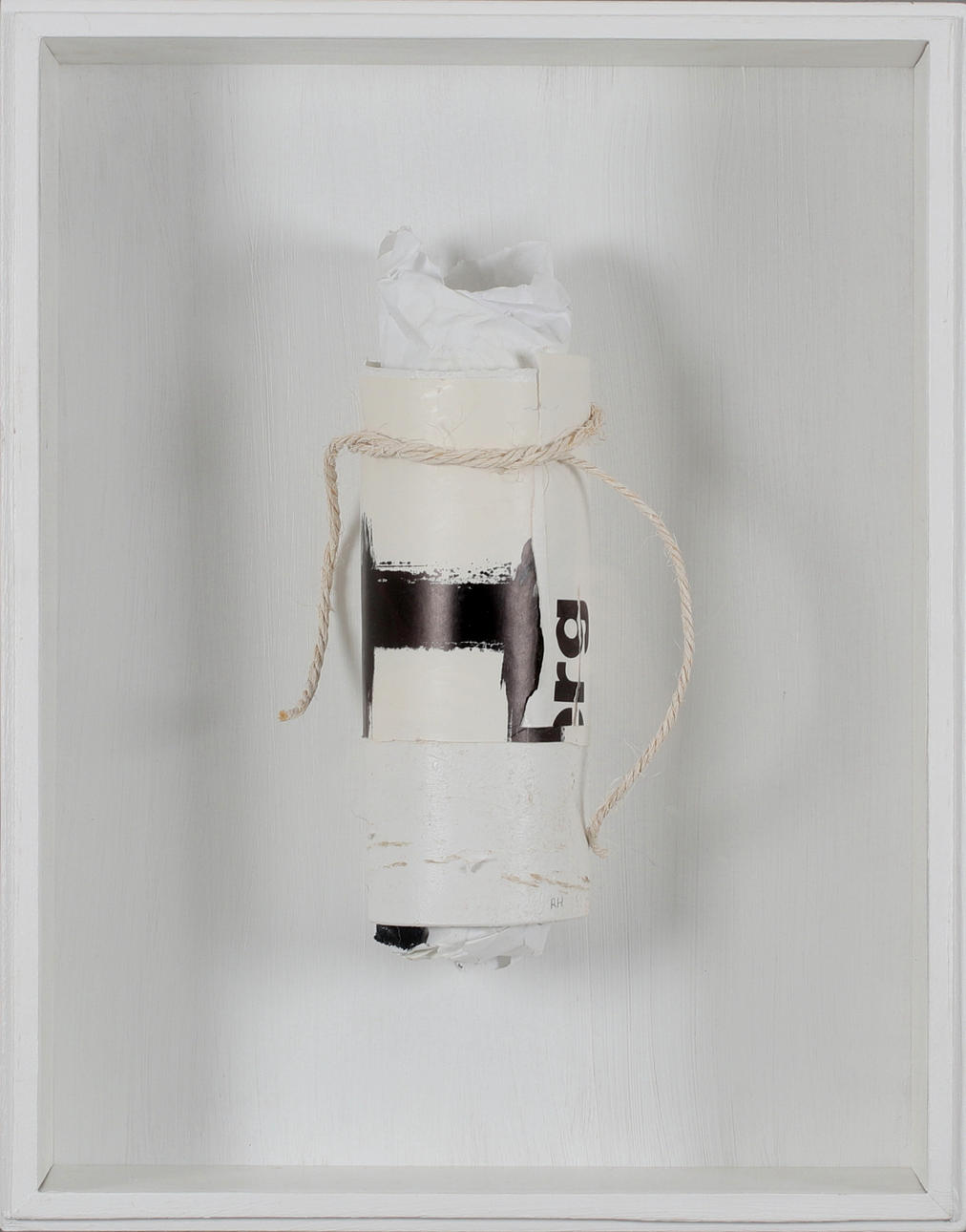 RUNE HAGBERG. Objekt, mixed media, monogram signeret.