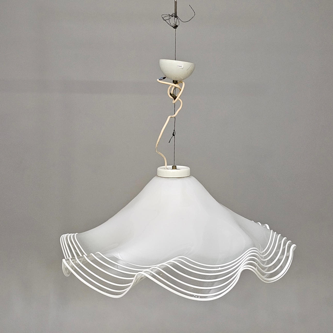 LAMPE AUS MURANOGLAS.